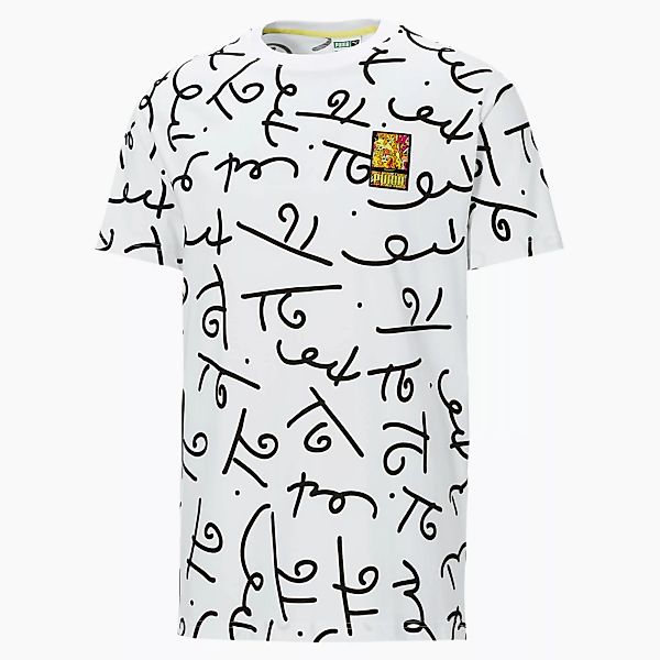 PUMA x BRITTO T-Shirt mit Print Für Herren | Mit Abstract Muster | Weiß | G günstig online kaufen