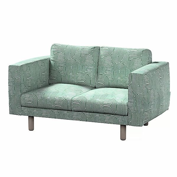 Bezug für Norsborg 2-Sitzer Sofa, mintgrün-ecru, Norsborg 2-Sitzer Sofabezu günstig online kaufen