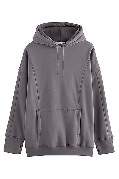 Next Kapuzenpullover Längeres Active Hoodie mit Taschen und Saumdetail (1-t günstig online kaufen