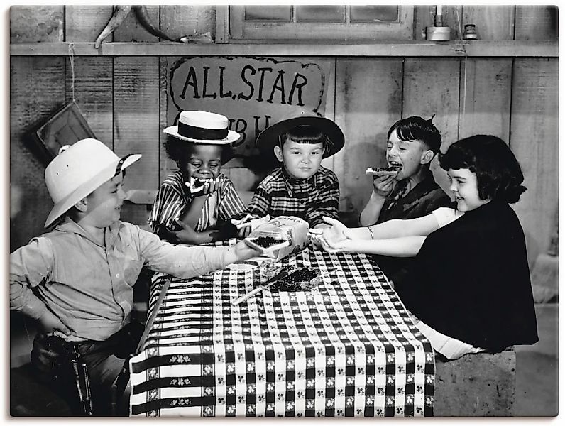 Artland Wandbild "Die kleinen Strolche, 1935er" Film 1 Stk. tlg. als Leinwa günstig online kaufen