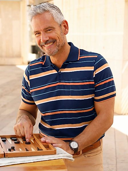 Marco Donati Kurzarmshirt "Kurzarm-Poloshirt" 1 tlg. günstig online kaufen