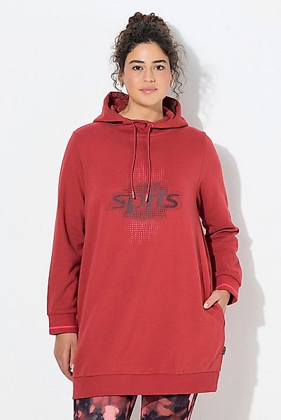 Ulla Popken Sweatshirt Long-Hoodie Oversized Kapuze Langarm günstig online kaufen