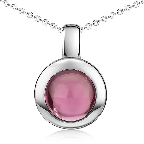 Materia Kettenanhänger Turmalin Edelstein Anhänger Pink günstig online kaufen