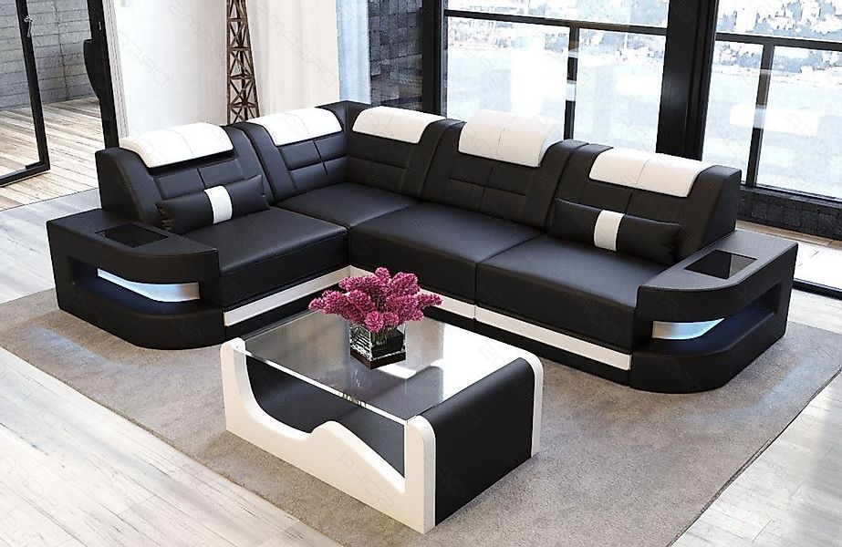 Sofa Dreams Ecksofa Ledersofa Como L günstig online kaufen