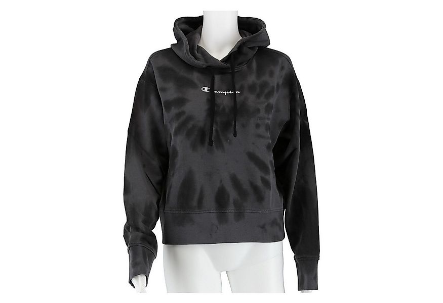 Champion Kapuzenpullover (Baumwolle Hoodie) Crop Boxy schwarz Damen günstig online kaufen