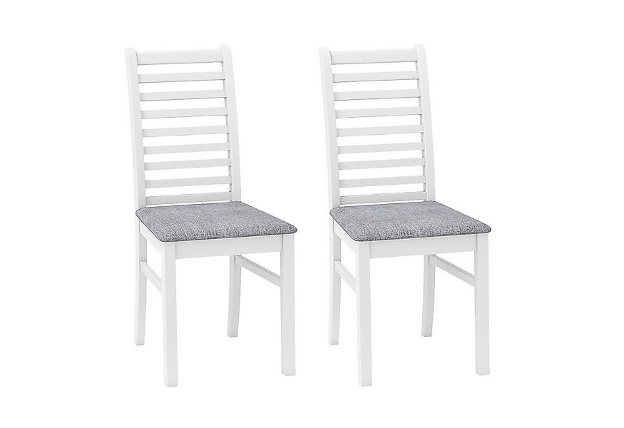 COSTWAY Esszimmerstuhl (2 St), Stoff gepolsterte Küchenstühle, hohe gebogen günstig online kaufen