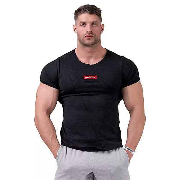 Nebbia Red Label Muscle Back Kurzärmeliges T-shirt L Black günstig online kaufen