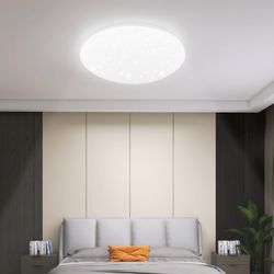 Nettlife LED Deckenleuchte Kinderzimmer Weiß Rund günstig online kaufen