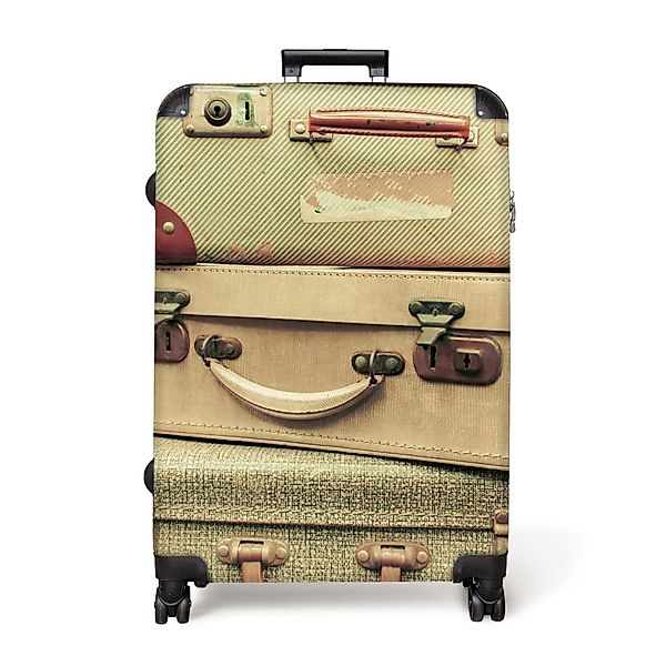 NoBoringSuitcases.com© Hartschalen-Trolley Vintage - Koffer - günstig online kaufen