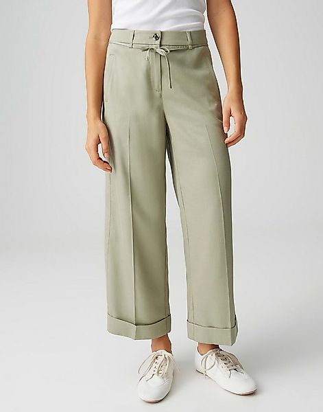OPUS Stoffhose Relaxed City Pants aus Lyocell Cotton Mix Weiter, gerader Be günstig online kaufen