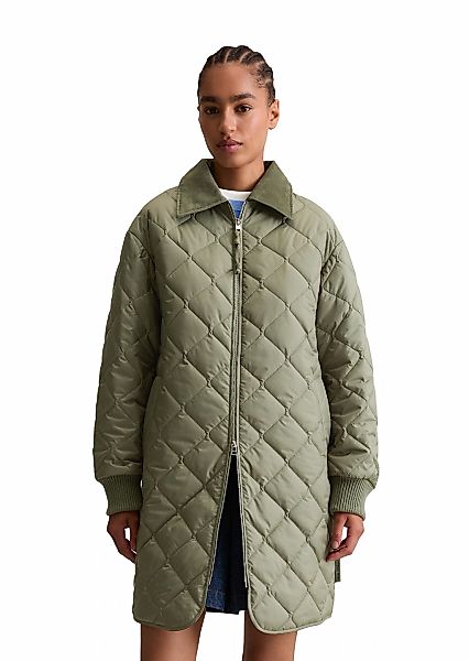 Marc OPolo DENIM Steppmantel, relaxed fit, 2-Wege-Reißverschluss, Cord-Kent günstig online kaufen