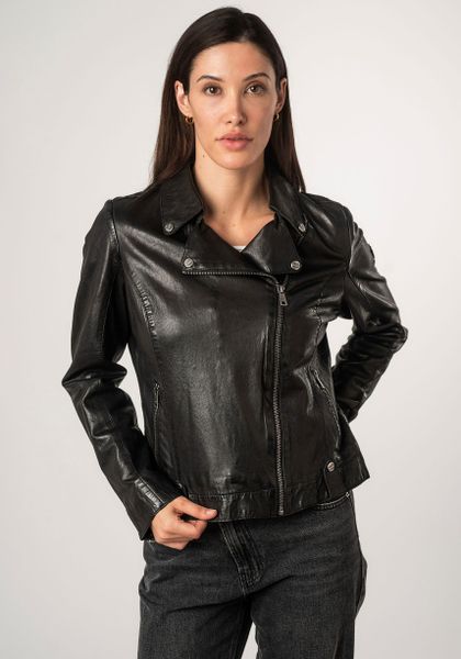 Mauritius Lederjacke MWFayola mit Umlegekragen günstig online kaufen
