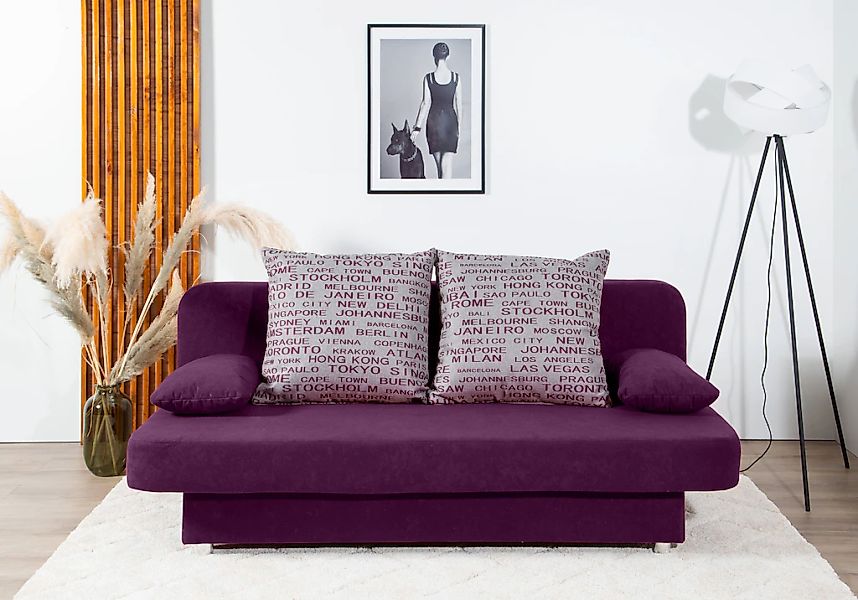 COLLECTION AB Schlafsofa "Ulla inkl. Bettfunktion und Bettkasten", Schlafso günstig online kaufen