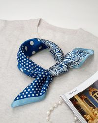 MayTree Seidentuch quadratisch, Punkte + Paisley günstig online kaufen