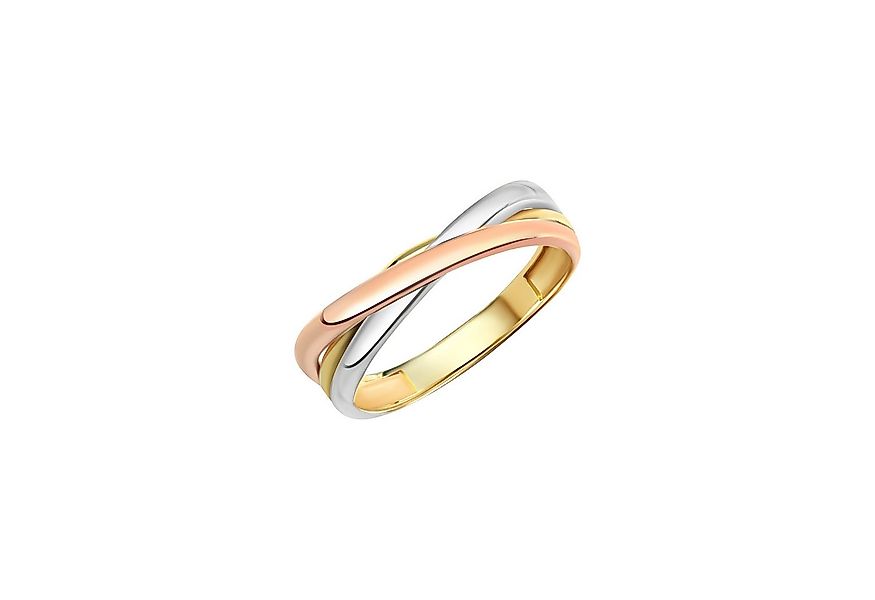 Fascination by Ellen K. Fingerring Gold 333 dreifarbig günstig online kaufen