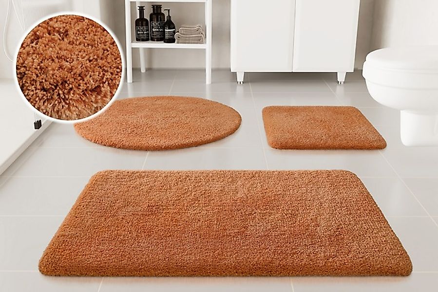 my home Badematte »Kaarin«, rutschhemmend beschichtet, schnell trocknend, B günstig online kaufen
