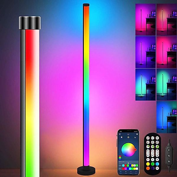 MUPOO Stehlampe LED-Stehleuchte Stehlampe,Smart LED Lightbar,Music günstig online kaufen