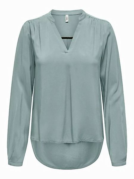 ONLY Blusenshirt ONLNOVA LIFE VIS L/S JOSIE TOP SOLID günstig online kaufen