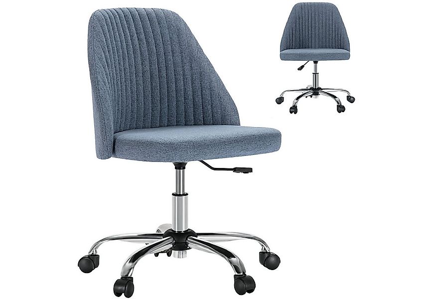 IDEASY Bürostuhl Höhenverstellbarer Bürodrehstuhl ohne Armlehnen, Um 360 Gr günstig online kaufen