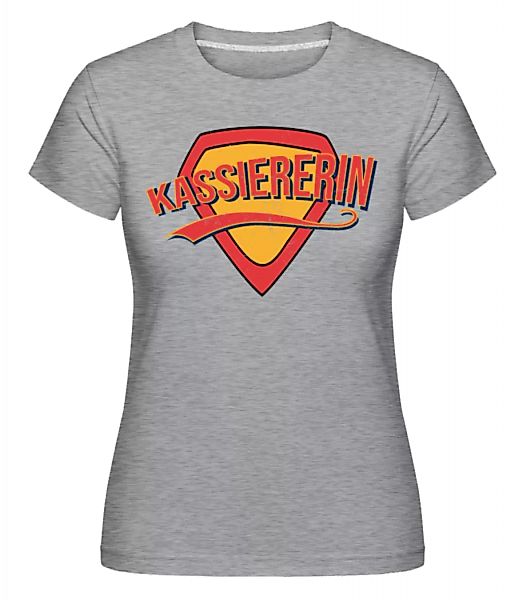 Superheldin Kassiererin · Shirtinator Frauen T-Shirt günstig online kaufen