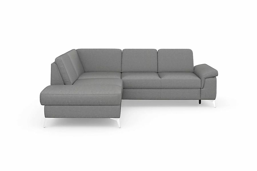 sit&more Ecksofa »Padua L-Form«, inklusive Sitztiefenverstellung, Armteilfu günstig online kaufen