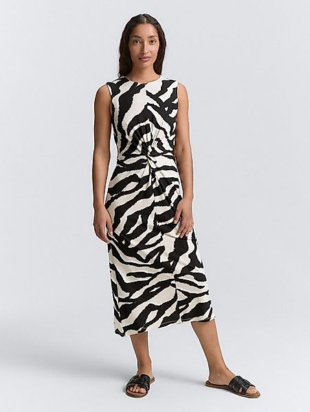 TOM TAILOR Sommerkleid Kleider & Jumpsuits Jersey Midi-Kleid mit Knoten-Det günstig online kaufen