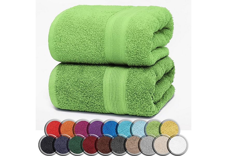 NatureMark Saunatuch Frottier Saunatücher 80x200cm, 100% Baumwolle (2-St), günstig online kaufen