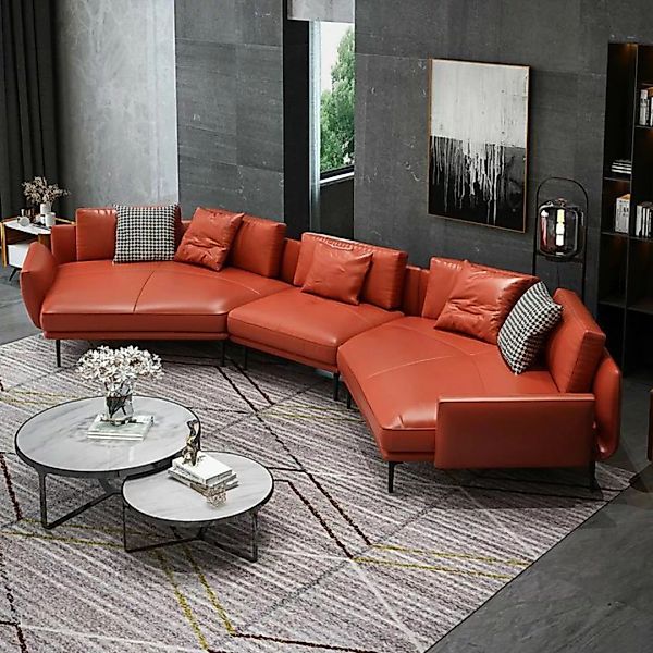 JVmoebel Ecksofa Edle Ecksofa U-Form Wohnlandschaft Sofa Couch Polster Eckg günstig online kaufen