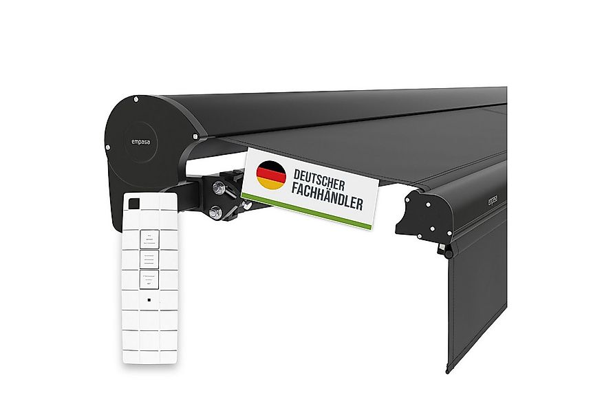 empasa Kassettenmarkise "EXPERT" Elektrische Halbkassettenmarkise mit ausfa günstig online kaufen
