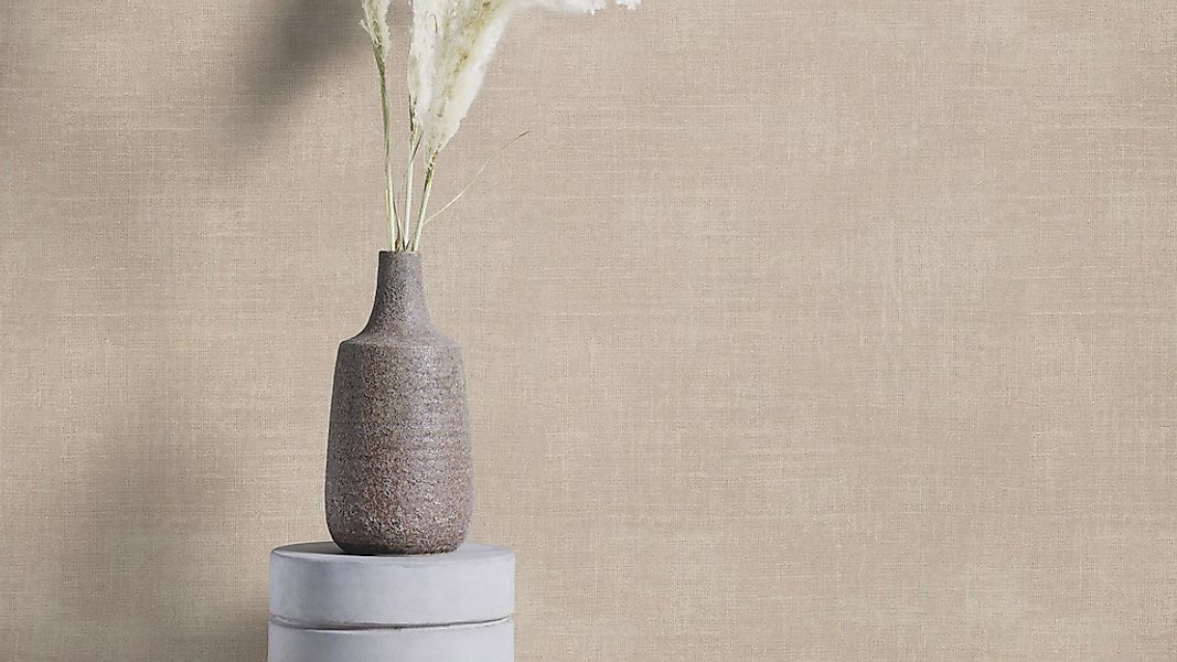 Rasch Papiertapete "Uni Papiertapete einfarbig mit Leinenoptik" Leinenoptik günstig online kaufen