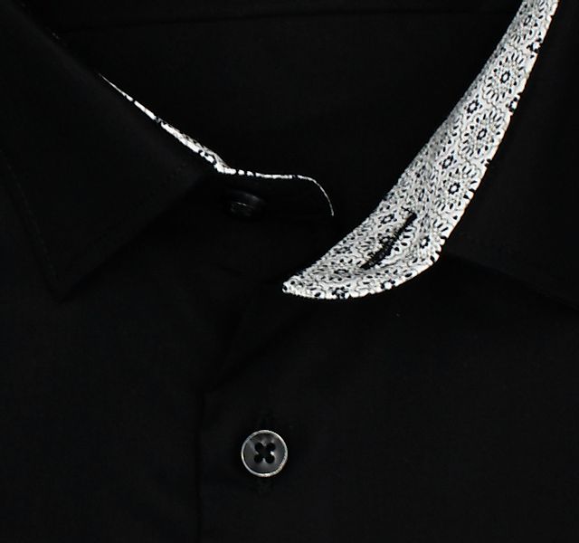 Eterna Businesshemd Modern Fit I Schwarz günstig online kaufen