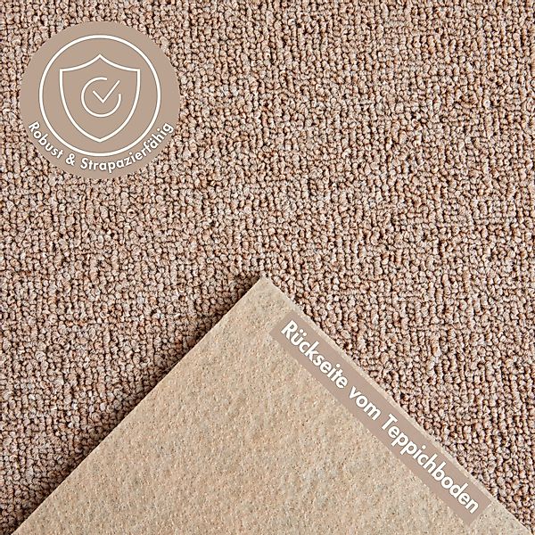 Andiamo Teppichboden »Luton, Feinschlinge, Made in Netherlands«, rechteckig günstig online kaufen