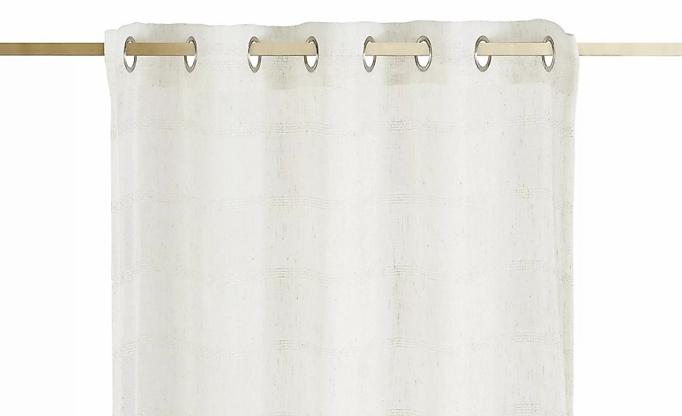 como Ösenschal   ¦ beige ¦ Synthetik ¦ Maße (cm): B: 135 Gardinen & Rollos günstig online kaufen