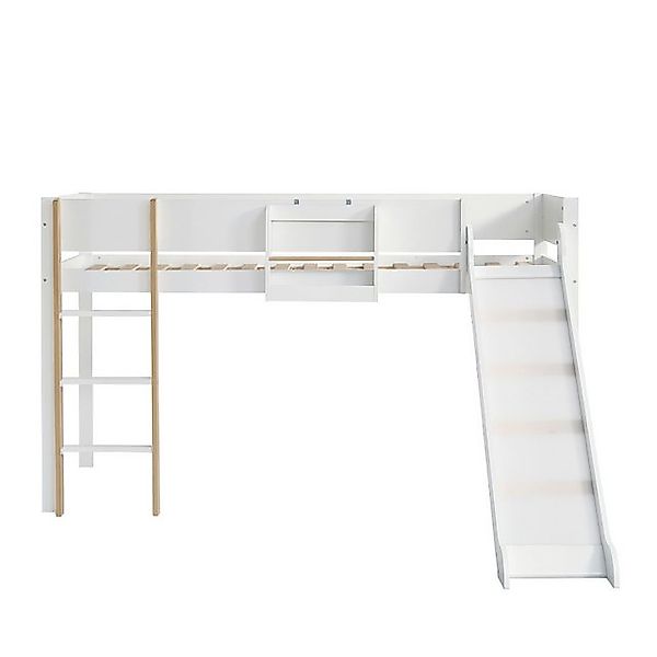 Thanaddo Hochbett Hochbett, Etagenbett, Jugendbett mit Rutsche günstig online kaufen