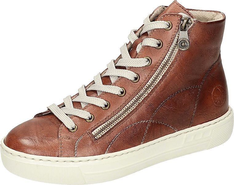 Rieker Stiefeletten Schnürstiefelette aus strapazierfähigem Synthetik günstig online kaufen