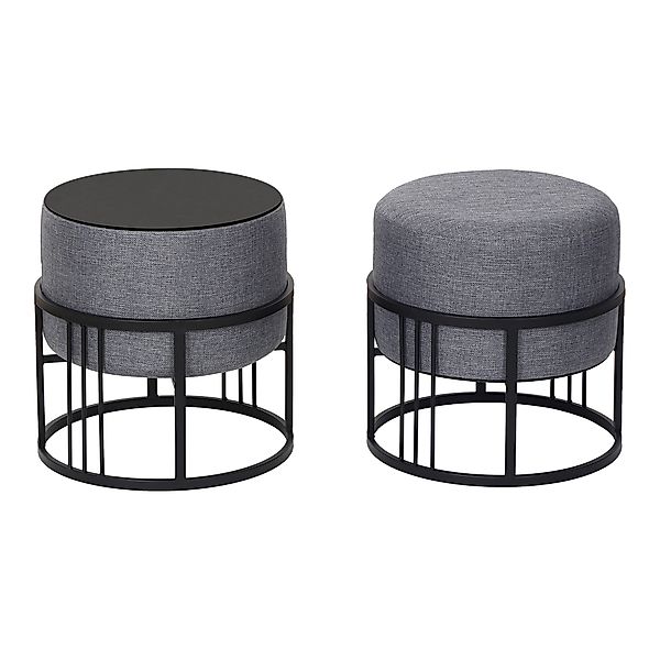en.casa Sitzhocker (2er Set), »Tas« mit günstig online kaufen
