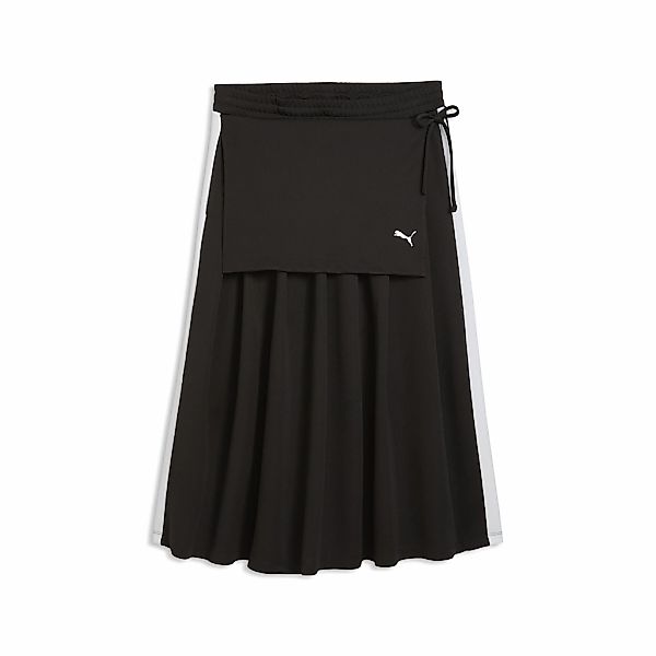 PUMA Jerseyrock "T7 Midi Faltenrock Damen" günstig online kaufen