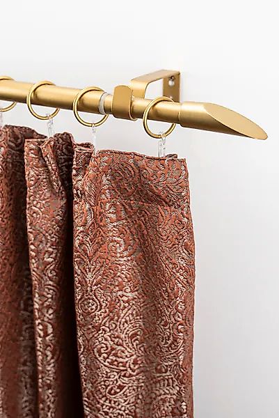 GARESA Gardinenstange "Lucca" 1-läufig ausziehbar ausziehbare Vorhangstange günstig online kaufen