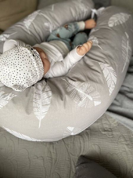 Loolay Stillkissen MINKY/ Baumwolle Seitenschläferkissen GRAU günstig online kaufen