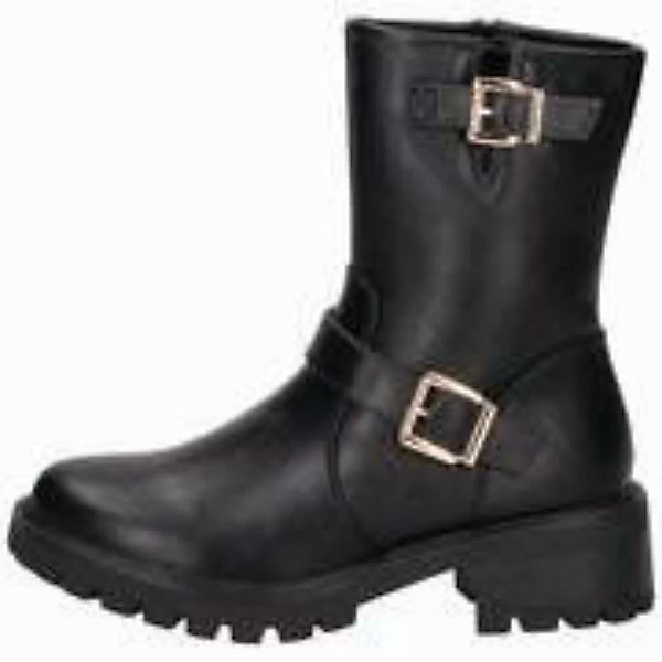 Charmosa Biker Boots Damen schwarz günstig online kaufen