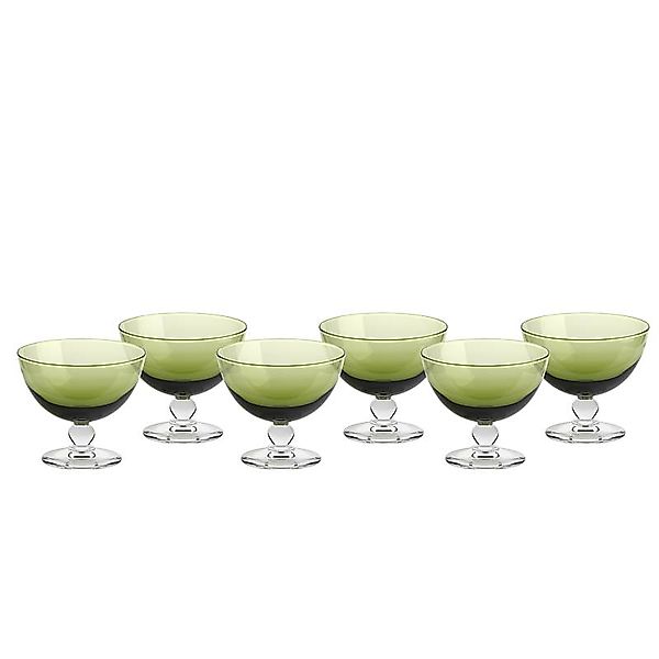 Eisschale Eisbecher Dessertschale 6er-Set grün Piccolo Colori 280ml Gelato günstig online kaufen