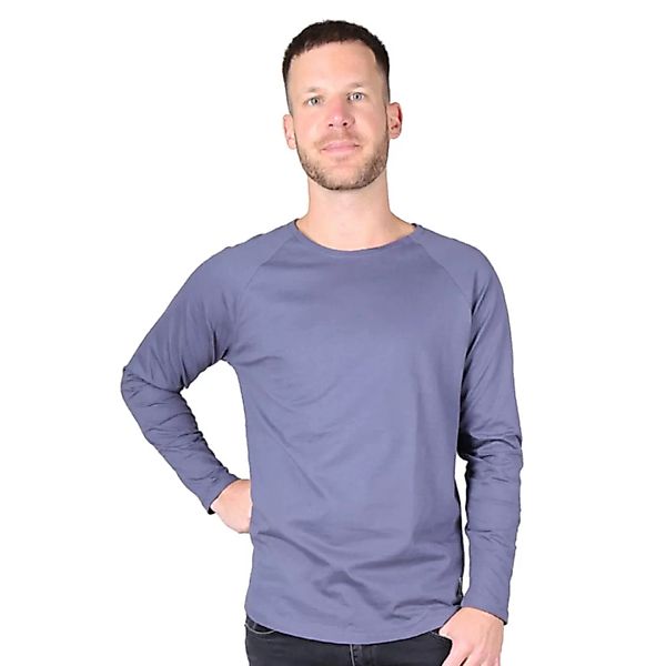 Herren T-shirt Langarmshirt Basic Aus Bio-baumwolle. Handmade In Kenya günstig online kaufen