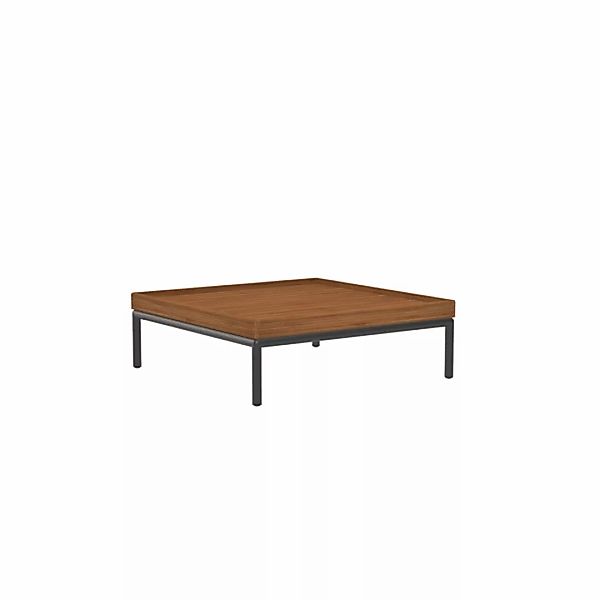 Outdoor LEVEL/LEVEL2 Couchtisch 81x81 cm Dunkelgrau günstig online kaufen