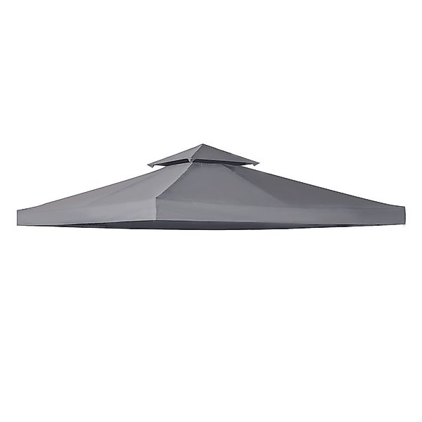 Outsunny Pavillon-Ersatzdach mit Doppeldach, 180 g/m², günstig online kaufen