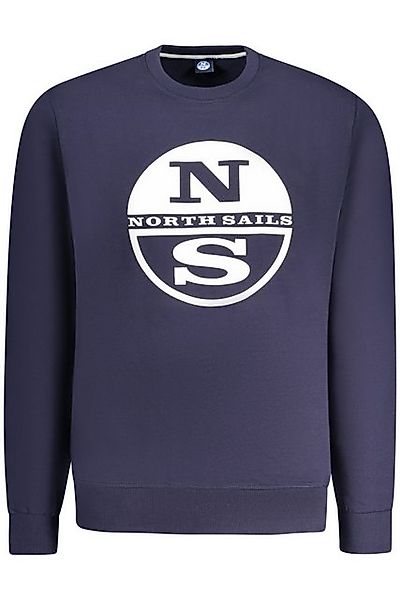 North Sails Sweatshirt Blaues Herren Sweatshirt ohne Reißverschluss mit günstig online kaufen