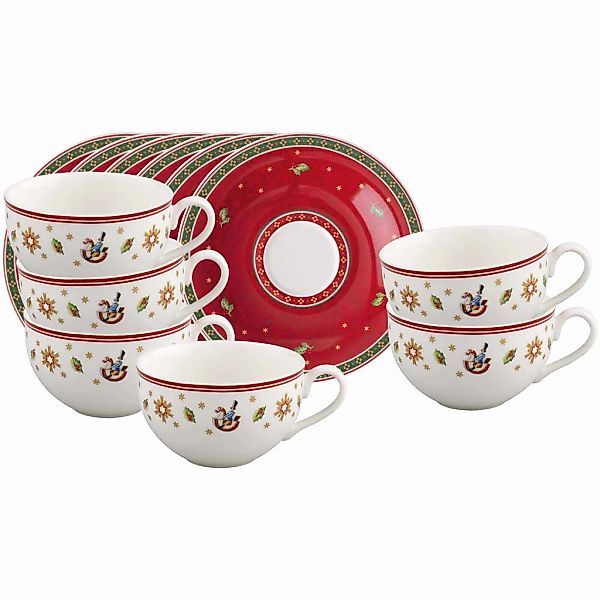 Villeroy & Boch Tasse "Kaffeetassen mit Untertassen Toys Delight 170 ml 12e günstig online kaufen