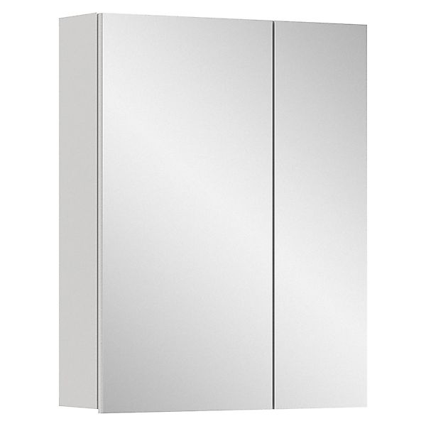 Spiegelschrank Vira 4-türig Weiß 77 cm x 60 cm x 18 cm günstig online kaufen