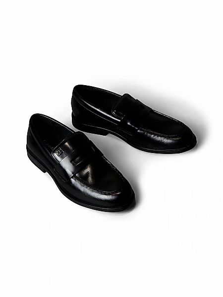 Calvin Klein Loafer "ESS RUBBER PENNY LOAFER POL LTH" Schlupfschuh, Mokassi günstig online kaufen