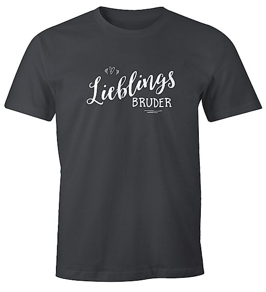 MoonWorks Print-Shirt Herren T-Shirt Lieblingsbruder Geschenk günstig online kaufen