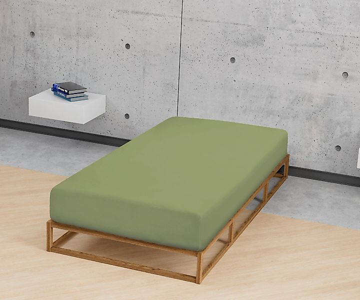 Biberna Spannbettlaken "THEA Baumwoll-Jersey mit Elasthan, 160 g/m²" günstig online kaufen